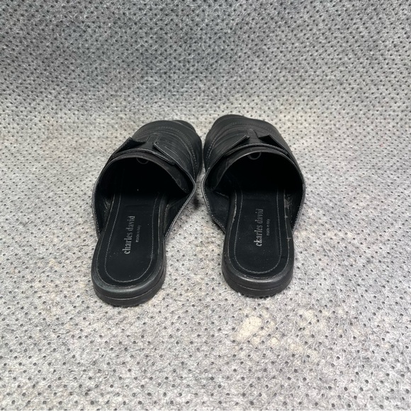 Charles David Black Leather Slip On Shoes Size 6.5 Women’s - Picture 6 of 8